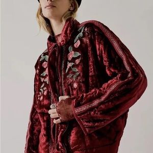 Free People X Anna Sui Quilted jacket L